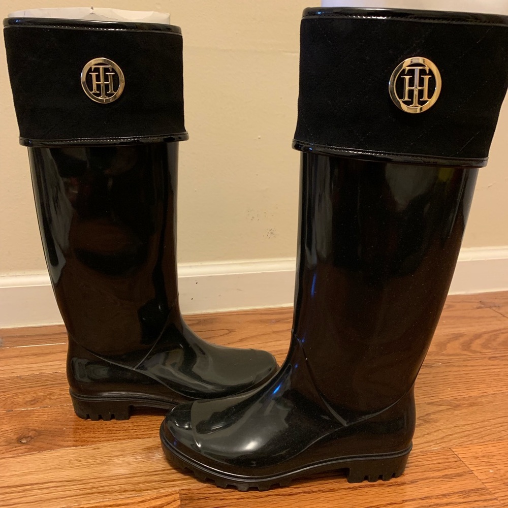 Tommy Hilfiger Rain Boots, Size 7